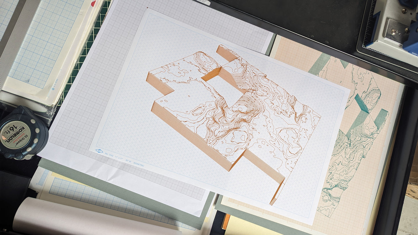 Musoni Mine Topography Drawing (Two Variants)
