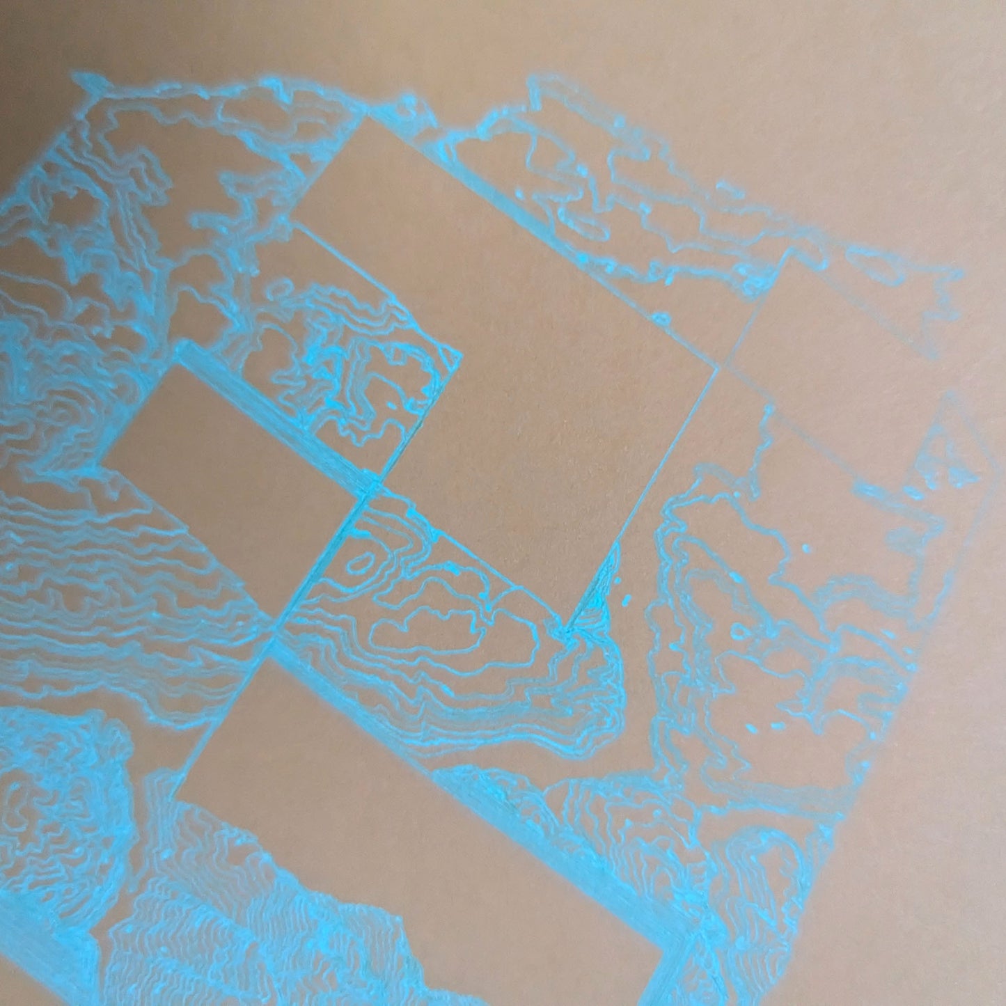 8in x 8in Point Arena Plotter Drawing