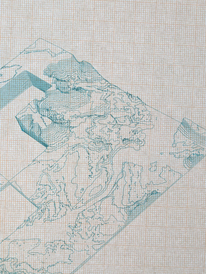 Moab Topography Plotter Drawing